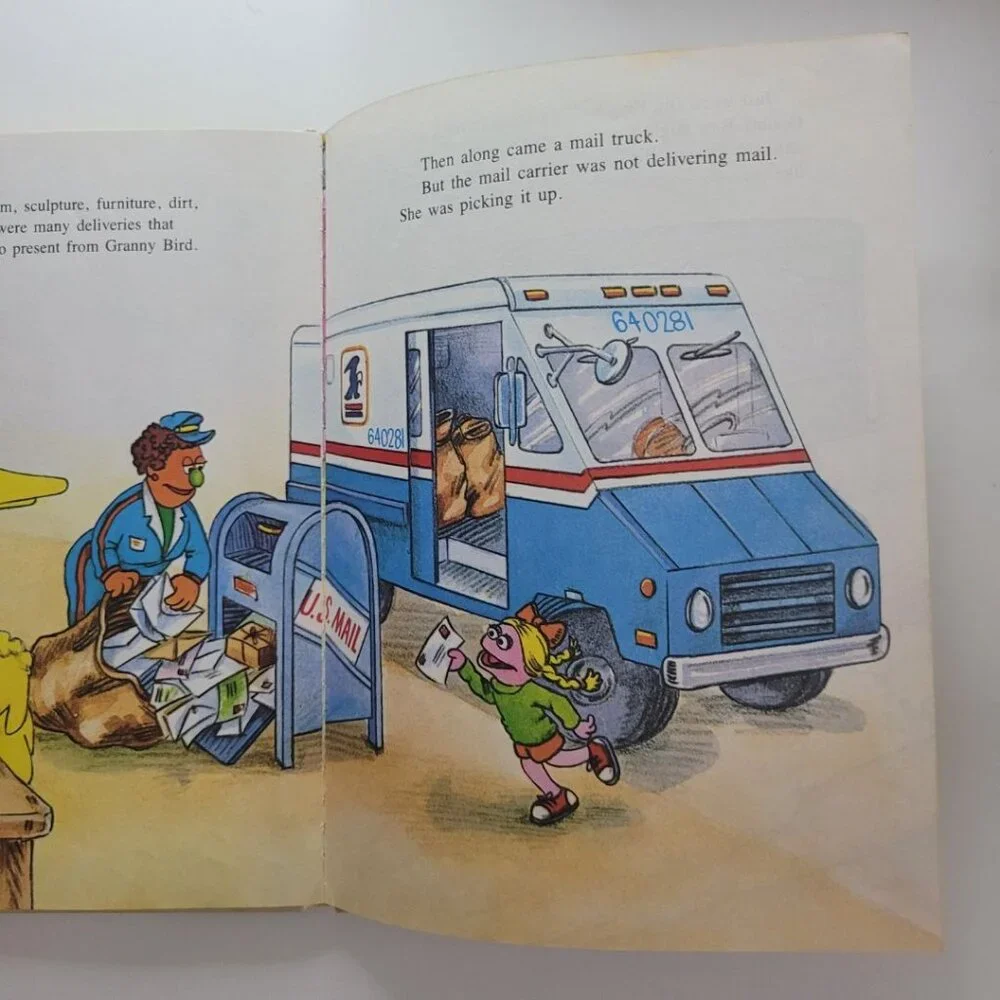 Sesame Street What Did You Bring Book‎ Vintage 1981 Muppet Jim Henson Big Bird